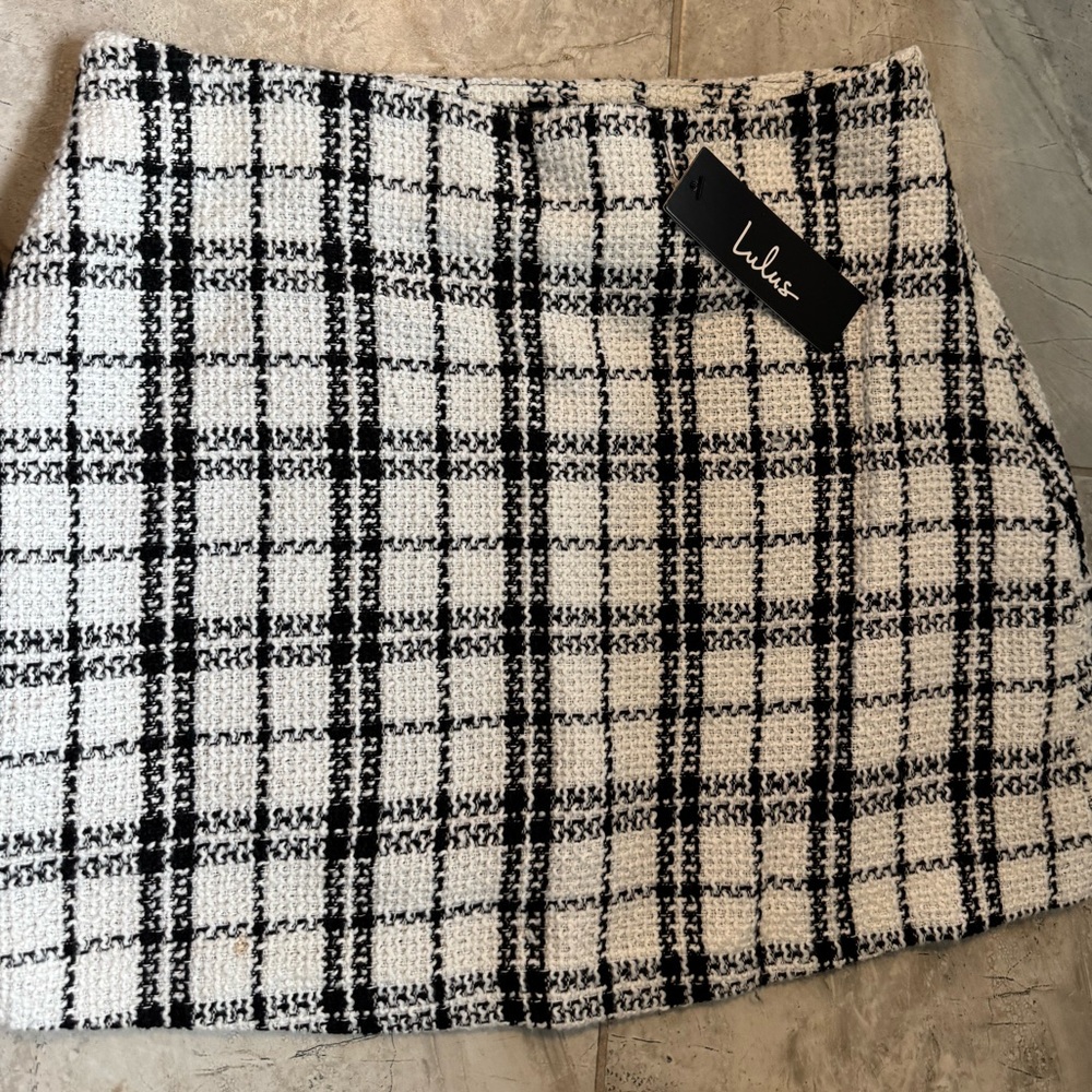 Lulus Tweed Mini Skirt